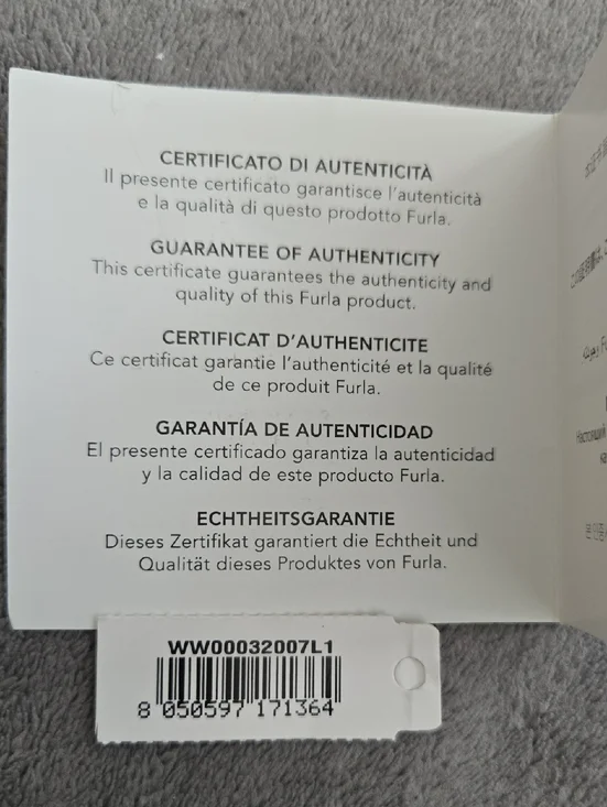 Furla White Box with Black Logo - Picture 9 of 9